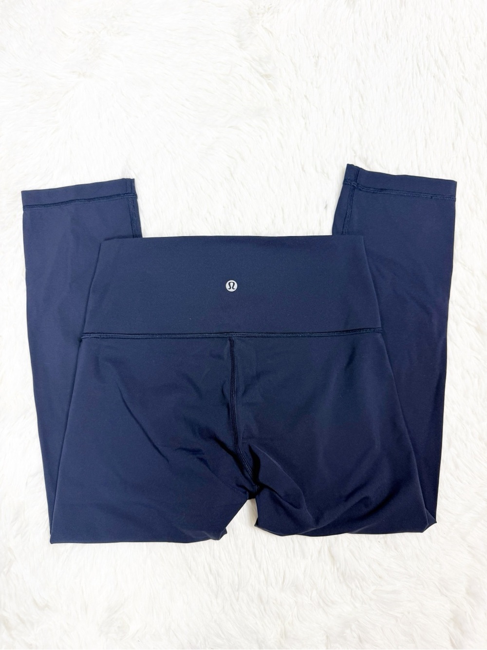Lululemon Align High-Rise Crop Leggings Size 6 Navy Blue 23” Nulu